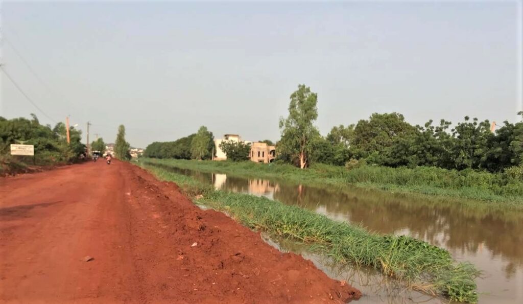En image, la route de Sabalibougou-Kourani.